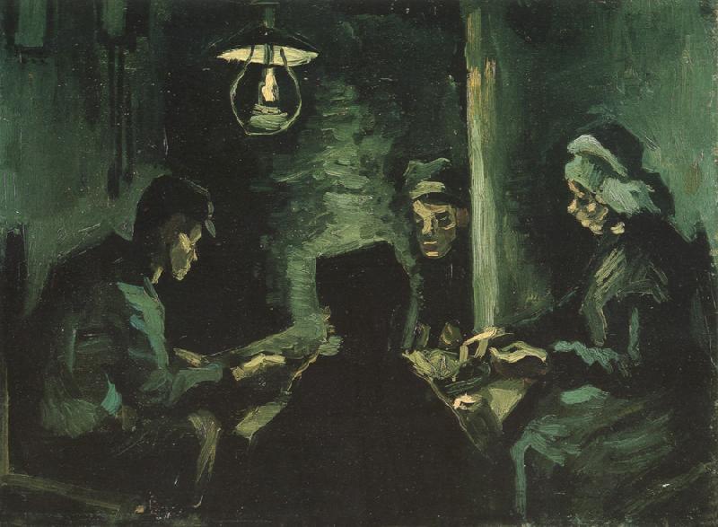 Vincent Van Gogh Four Peasants at a Meal (nn04)